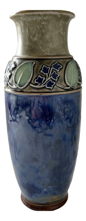 Antique Drip Glazed Vase from Royal Doulton Lambeth, 1890s
