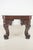 Mid 20th Century Chippendale Carved Wooden Sofa Accent Table For Sale - Image 9 of 16