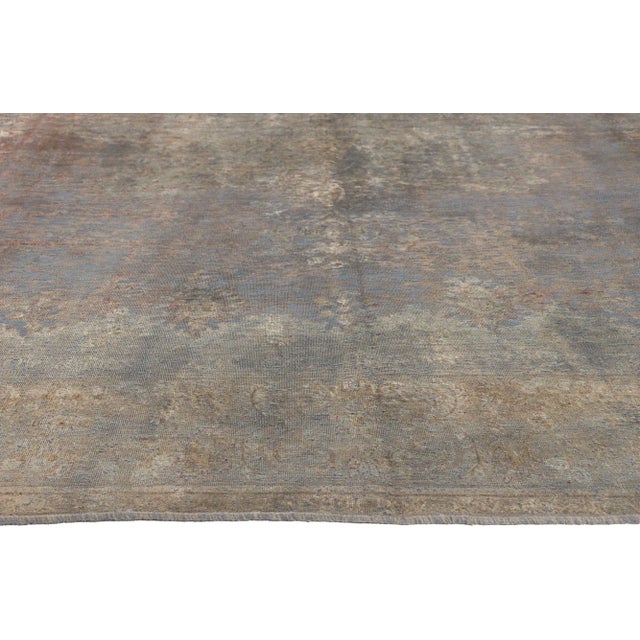 Mid 20th Century Modern Classic Industrial Vintage Turkish Rug - 08’11 X 11’08 For Sale - Image 4 of 9