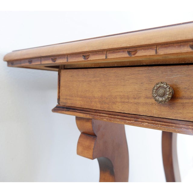 Lyre Console or Desk, 20th Century For Sale - Image 6 of 16