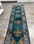 2ft 6in × 9ft 10 in Tibetan Teal Runner Rug For Sale In San Francisco - Image 6 of 12