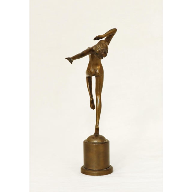 Metal Bronze Female Nude from Josef Lorenzl, 1920s For Sale - Image 7 of 12