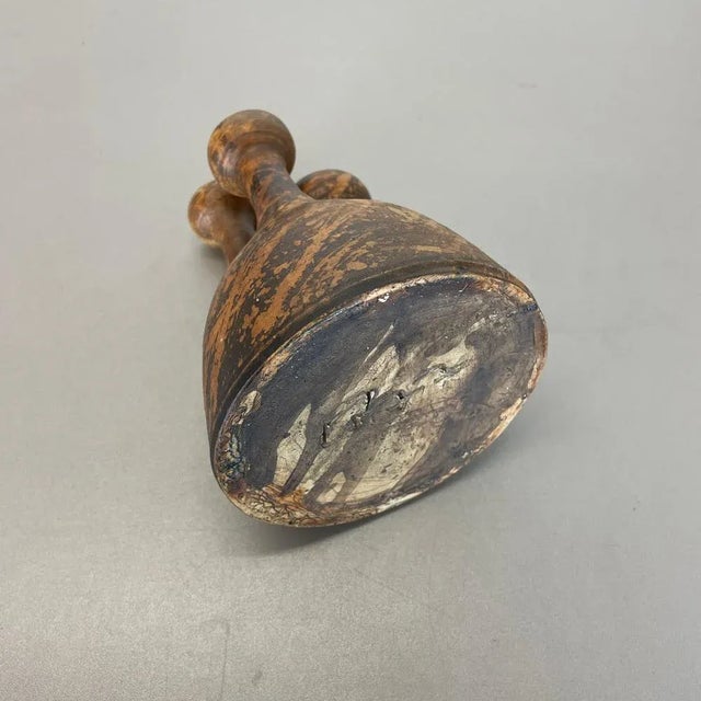 Abstract Ceramic Studio Pottery Vase from Gerhard Liebenthron, Germany, 1970s For Sale - Image 10 of 11