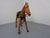 Brown Large Wooden Horse with Leather Saddle, 1900 For Sale - Image 8 of 18