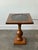1950's Raymond Enkeboll Marble and Wood Drink Table For Sale - Image 4 of 9