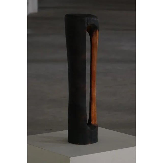 Large Wooden Sculpture by Ole Wettergren, 1990s For Sale - Image 9 of 18