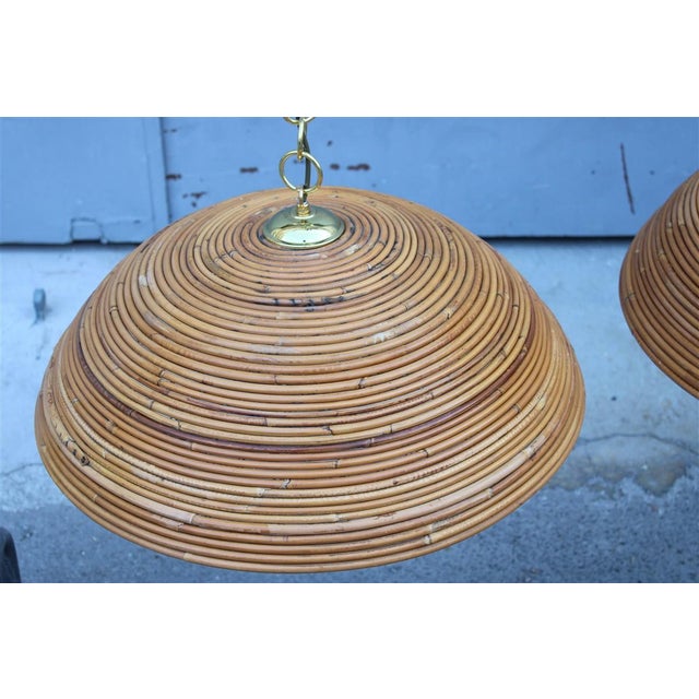 Round Marrow Pendants, Italy, 1970s, Set of 2 For Sale - Image 3 of 16