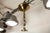 Italian Chandelier in Ribbed Glass and Brass, 1960s For Sale - Image 4 of 18