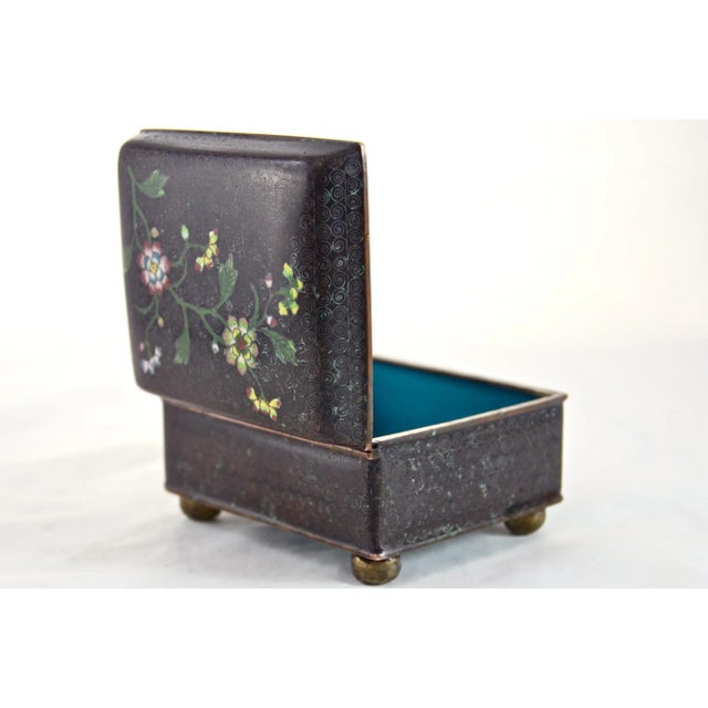 1920s 1920s Chinese Cloisonné Box For Sale - Image 5 of 6