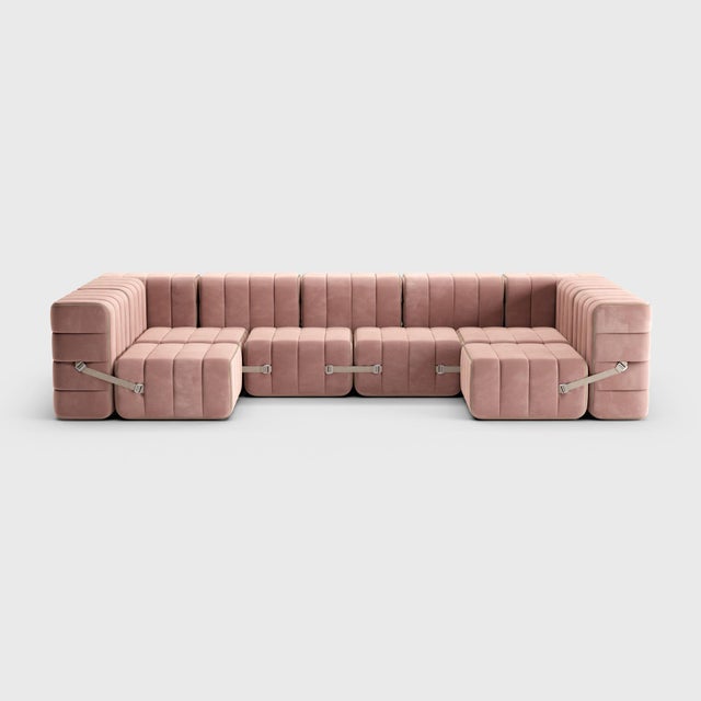 Modular Lounge Sofa in Fabric by Ambivalenz, Barcelona, Set of 15 For Sale - Image 9 of 18