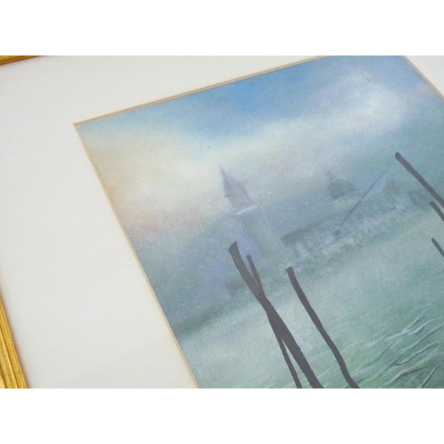 1980s Himayre, View of Venice, 1980s, Painting, Framed For Sale - Image 5 of 10