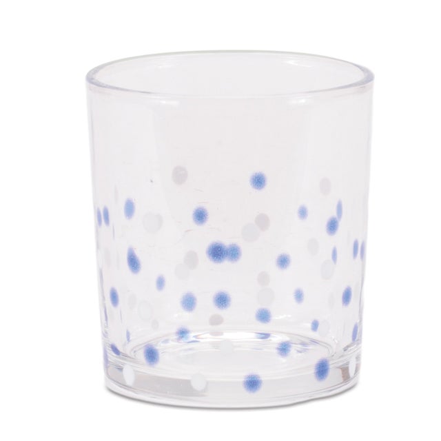 Contemporary Dotted Glass Votive Candle Holder (Set of 3) For Sale - Image 3 of 4
