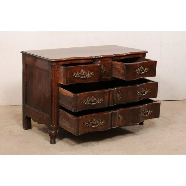 18th Century Rococo Period Serpentine Commode, France For Sale - Image 9 of 13