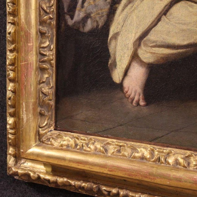 French Artist, Joseph and Potiphar's Wife, 1670, Oil on Canvas For Sale - Image 9 of 16