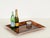 Rectangular Tortoiseshell Effect Acrylic Glass Serving Tray from Dior, Italy, 1970s For Sale - Image 3 of 15