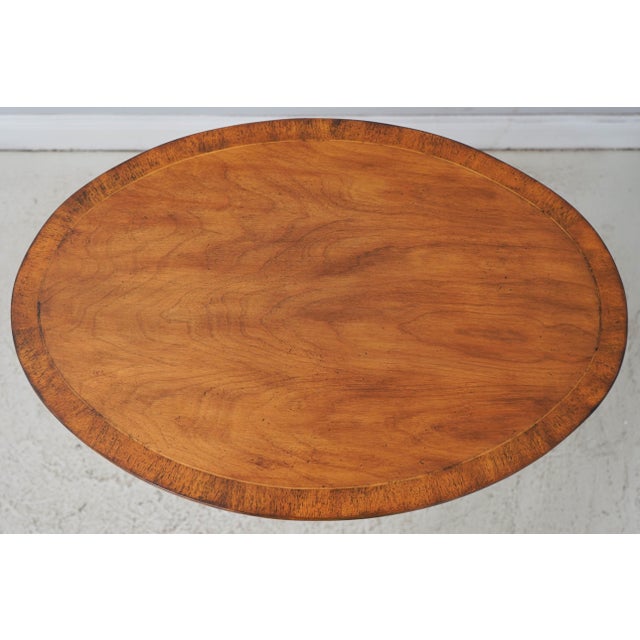 Wood Pair of Continental Style 2 Tier 1 Drawer Pedestal Lamp End Tables For Sale - Image 7 of 17