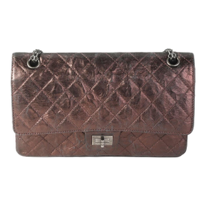 Bronze Metallic Quilted 2.55 Reissue 226 Bag