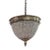 1990s Beaded Empire Dome Flush Mount For Sale