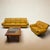 Mid-Century Italian Brutalist Leather Livingroom Set, 1960s, Set of 3 For Sale - Image 14 of 14