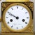 Metal 19th Century Em Gilt Bronze Pendulum Clock For Sale - Image 7 of 12