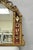 Antique French Neoclassical Baroque Gold Gilt Gesso Red Glass Frame Wall Mirror For Sale - Image 4 of 18