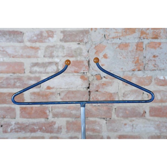 Czech Bauhaus Coat Rack in Chrome-Plated and Lacquered Steel, 1920s For Sale - Image 4 of 11