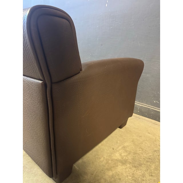 Animal Skin Vintage De Sede Ds-97 Buffalo Leather Loveseats Sofa For Sale - Image 7 of 10