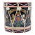 Vintage English Royal Marines Eiir Regimental Drum Ice Bucket For Sale