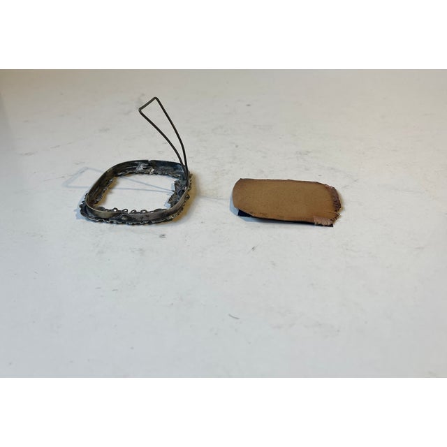 Antique European Hallmarked Silver Frame For Sale - Image 5 of 9