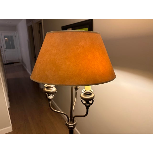 1990s Robert Abbey Beaux Arts Floor Lamp (9825rst) For Sale - Image 11 of 16