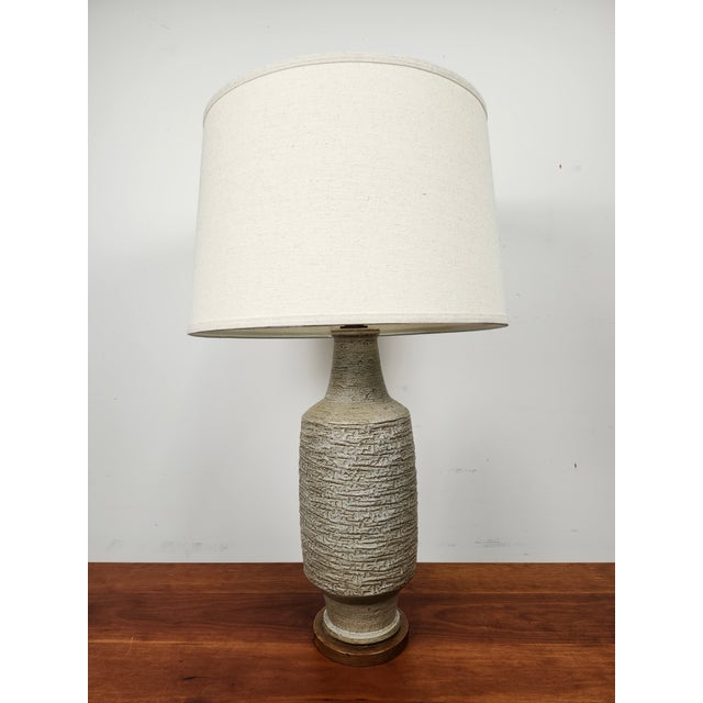 Mid-Century Modern 1960s Lee Rosen for Design Technics Pottery Lamp For Sale - Image 3 of 6