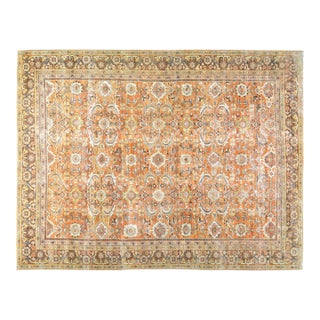 Vintage Turkish Anatolian Hand Knotted Wool Rug, 10'1"x13'4" For Sale