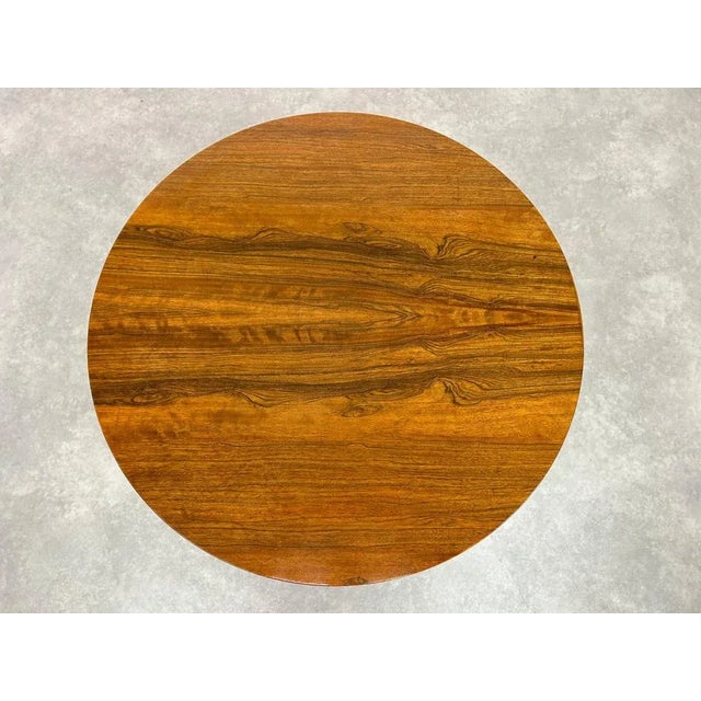 Mid-Century Modern Round Coffee Table, 1970s For Sale - Image 4 of 6