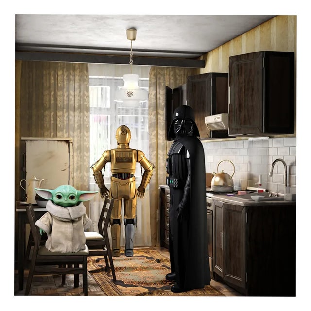 Mr Strange, Galactic Reunion, 2021, Print on Canvas For Sale