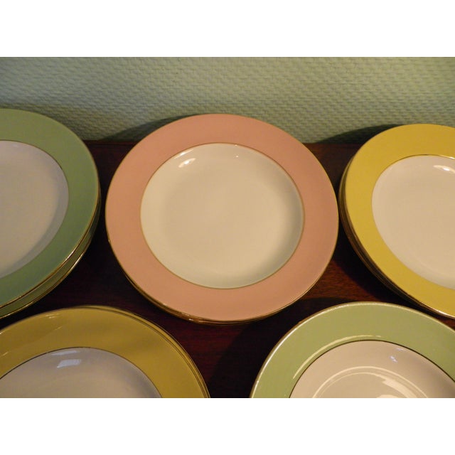 Beige Prestige Plates from Lamandinoise, 1950s, Set of 12 For Sale - Image 8 of 18