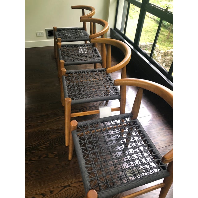 John Vogel for West Elm Dining Chairs Set of 4 Chairish