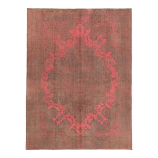 Mid 20th Century Industrial Maximalist Vintage Turkish Rug - 09’02 X 12’03 For Sale