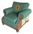 Deconstructed Transitional Club Chair For Sale