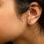 Haus of Brilliance 10K White Gold 1/10 Cttw Diamond 'N' Initial Stud Earring For Sale - Image 4 of 5