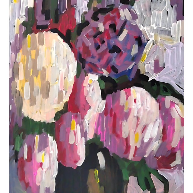 Contemporary Natalia Vypritskaia, The Energy of Blooming, 2026, Acrylic on Canvas For Sale - Image 3 of 4