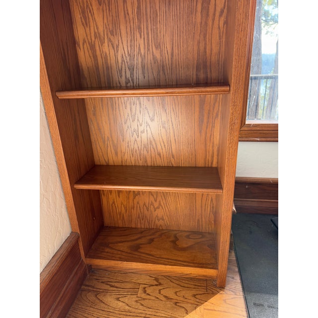 Rare 1990s Disney Ray Kinman Custom Wood Carved Bookcases, Pair, Signed For Sale In Palm Springs - Image 6 of 12