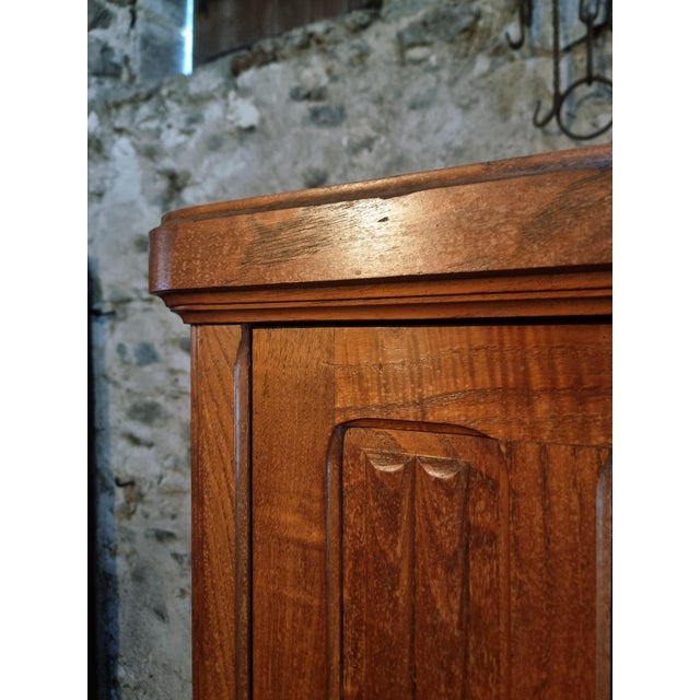 Antique French Oak Wardrobe, 1930s For Sale - Image 11 of 15