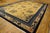 Excellent Light Yellow and Blue Color With Special Florid Design Vintage Chinese Peking Rug For Sale - Image 4 of 8