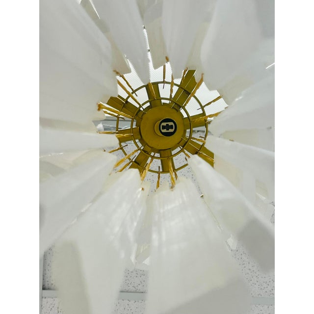 “London” Chandelier in Brass and Selenite by Haus of Aurah For Sale - Image 11 of 18