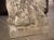 Stone Carved Italian Limestone Statue of a Woman Holding a Bird For Sale - Image 7 of 13