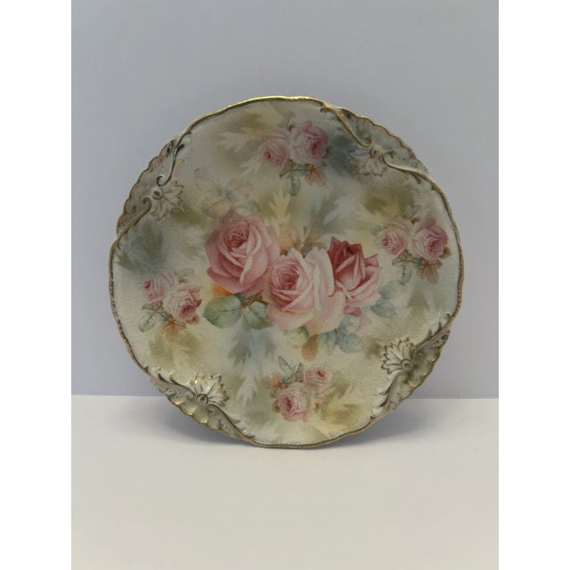 Early 20th Century Royal Bayreuth Rose Tapestry “Dessert Plate” For Sale In Greenville, SC - Image 6 of 6
