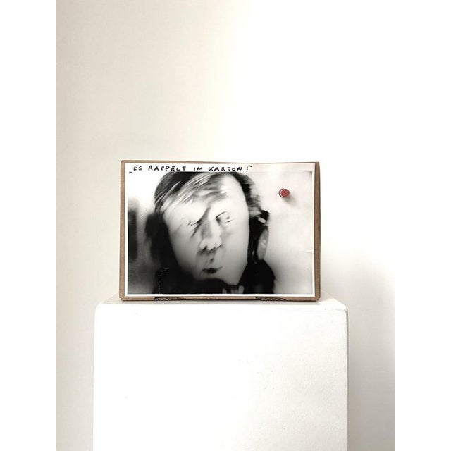 Klaus Vom Bruch, Collage Es Rappelt Im Karton, 1952, Mixed Media, Cardboard For Sale - Image 6 of 7