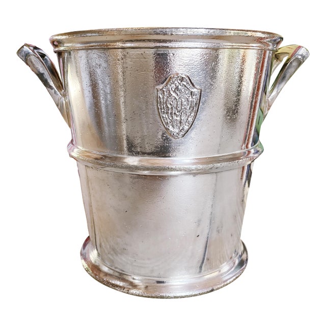 Vintage Silver Champagne Bucket From the Mark Hopkins Hotel in San Francisco For Sale