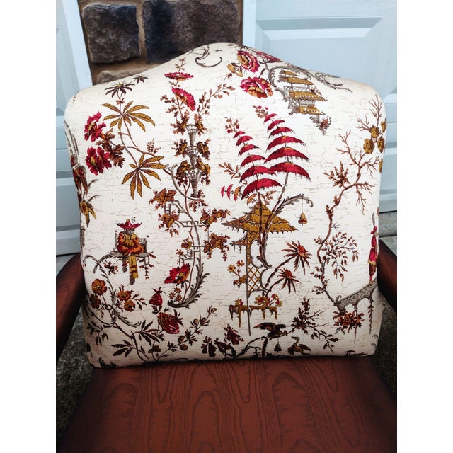 Timeless Elegance: Pair of Rare Vintage Lillian August Statement Armchairs For Sale - Image 10 of 12
