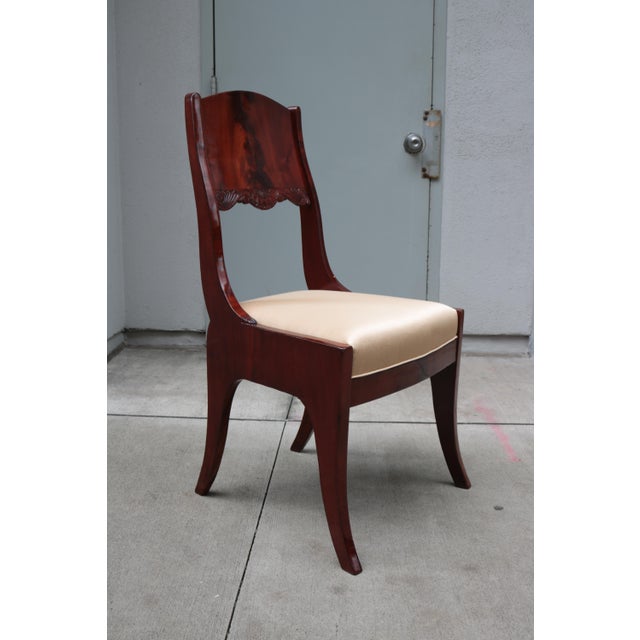 Early 19th Century Pair of Neoclassical Side Chairs For Sale - Image 11 of 18